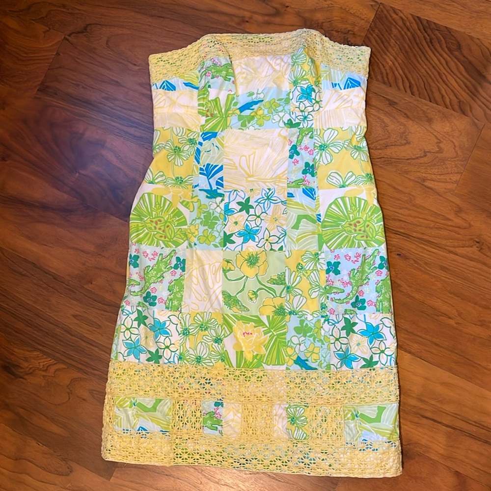 Lilly Pulitzer strapless dress size 2